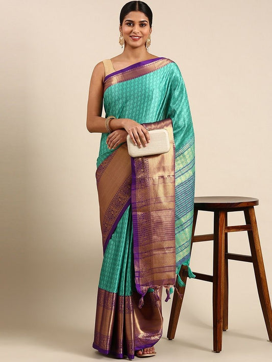 Beautiful Kanjivaram Silk Woven Saree